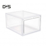 L&auml;bipaistev jalan&otilde;ude hoiukast magnetilise uksega, suure mahutavusega virnastatav l&auml;bipaistev tolmukindel jalan&otilde;ude hoiukarp Front Open hall