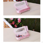 Pitsist kunstp&auml;rlitega diivan ehtekarp korraldaja vitriin hoiukarp s&otilde;rmustele