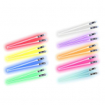 Yousheng 1 Pair LED Lightsaber Chopsticks Glowing Luminous Chopsticks for Sushi Noodles Glow in The Dark Chopsticks Light Up Party Supplies 1Pair