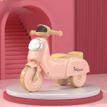 Baby Balance Bike koos mootorratta disainiga LED-tuledega poistele T&uuml;drukutele M&auml;nguasi J&otilde;ulukingitus V&auml;rviline Vintage Balance Bike v&auml;ikelastele