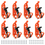 8 tk Labida kinnitus katuseraami jaoks Metall Kumm Labida Kirve Hoidik Klambrid Seinale paigaldusklambrid Komplekt Tarvikud Katuseraami jaoks Tru