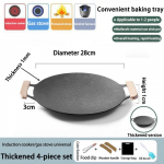 Meditsiinilisest kivist v&auml;ligrillpann Teppanyaki mittenakkuva pann grillplaat majapidamises mugav grillplaat