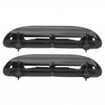 2 TK plastikust musta s&uuml;sta paadi riputatava hoidiku kinnitusklambri konksu kanuu hammasratta osade tarvik