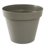 EDA Pot de fleur rond TOSCANE - 76 L - &Oslash; 60 x H 47 cm - Taupe