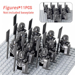 11 tk/partii Filmisari Orc Uruk-hai Army lotr M&auml;rulifiguurid Miniklotsid Nukk Koosta ehitusplokid MOC DIY M&auml;nguasjad lastele kingituseks