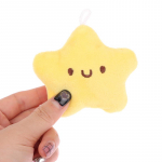 1tk Cute Stars Palus m&auml;ngunukk Squeak v&otilde;tmehoidja kohev pehme t&auml;idisega m&auml;nguasja seljakott kotiripats, imeline kingitus lastele