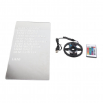 LED kinnituspeegel Akr&uuml;&uuml;lpeegel USB peegel Inspireeriv peegel Mitmek&uuml;lgne sisekujundus