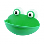 Seinale kinnitatav Frog Cartoon seebihoidik koos iminappadega