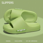 Suvised Eva libisemiskindlad sisejalatsid: Mugavad paksu tallaga sandaalid koju, vanni v&otilde;i hotelli jaoks 38-39