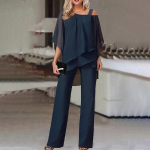 QICED Kevad Suvi S&uuml;gis Nahkhiirevarrukatega Top P&uuml;ksid Naised Vabaaja Strapless Ebakorrap&auml;rane Peokost&uuml;&uuml;m Elegantne Kaheosaline M