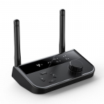 2-&uuml;hes Bluetooth 5.3 helivastuv&otilde;tja saatja 3,5 mm lisapistikuga RCA stereomuusika juhtmevaba adapteri dongle teleri jaoks, auto arvuti k&otilde;rvaklapid RXTX-BLSB39