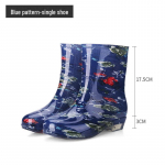 Naiste libisemiskindlad madala kontsaga pikkade s&auml;&auml;rega vihmasaapad - pehmest kummist k&otilde;rge s&auml;&auml;rega veejalatsid k&ouml;&ouml;gikasutuseks 41