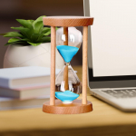 1-minutiline liivaklaasitaimer kodu ja kontori kaunistamiseks kollane