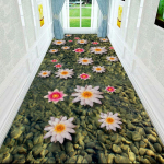 3D elutuba Ilus maastik P&otilde;randamatt Vaip Magamistuba T&auml;isvoodi voodi k&otilde;rval roomav matt diivanilaud sissep&auml;&auml;su uksematt 120*160cm