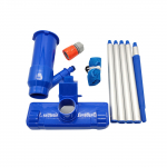 Kaasaskantav vaakumotsik, imemisbasseini pea, basseini puhastuskomplekt, pihustatav vaakum-imemispea koos p&otilde;hjaharjaga One Size