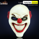 Halloween Payday 2 Collector's Edition Mask: Peen Payday2 Seeria Vaik Maskide Valik white