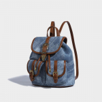 Niche Hipster Lahe Denim Ameerika Retro Commuter &Otilde;lakott Naistele Preppy K&otilde;igega Sobiv V&auml;ike Seljakott