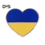 Ukraina lipp S&uuml;dame m&auml;rk Metallist n&ouml;&ouml;pm&auml;rk S&uuml;damekujuline pross Rev&auml;&auml;rin&otilde;elad R&otilde;ivatarvikud Jaki M&uuml;tsi Koti jaoks Love Heart