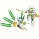 316 tk Ninja Lloyd Titani Mehh Roboti Roheline Mehh Roboti Liigutatavad Sisestatavad Ehitusklotsid, Filmi Mudeli Tehnoloogia Kokkupanek Hariduslikud Ehitusklotsid 316pcs