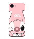 Maniacase &uuml;mbris iPhone 16E jaoks Armas Stitch Angel roosa gondel