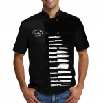 Populaarsed Koka Prindi Elemendid Meeste Koka Vormiriietus L must