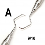 1 pc Dental Professional Gracey Curette Periodontal Bone Curettes Perio Dental Instrument Tool Hand use Dental Tooth Cleaning Scaler 1 piece A