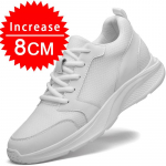 T&otilde;stvad tossud Meestele Liftikingad K&otilde;rguse suurendamine Sisetald 8cm Valge Must K&otilde;rgemad kingad Mehed Vabaaeg Mood Sport Suurused 36-44 36