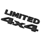 Dsycar 3D Kleebisega Kroomitud Logo 4 X 4 Embleem Logo Kleebis Nimesilt Rinnam&auml;rk Kaunistus Jeep Grand Cherokee Wrangler Compass Mustaks LIMITED C0622#Must must