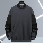 Kevadine ja s&uuml;gisene suur kampsun meeste &uuml;mara kaelusega pluss paksud meeste riided, vaba vabaaja pikkade varrukatega meeste 5XL-11XL 10XL