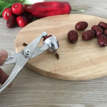 Cherry Olive Pitter Stoner Pits Seed, Puuvilju eemaldava s&uuml;damiku lihtne pigistatav kivit&ouml;&ouml;riist