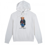 Polo Ralph Lauren S&uuml;gis/Talv 23 Karutr&uuml;kiga Kapuutsiga Fliisist Pikkade Varrukatega Dressipluus Meeste dressipluus Valge MNPOKNI16810692-E86 L