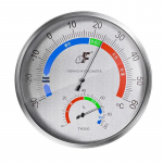 Defu 30CM K&otilde;rge T&auml;psusega Sise-/V&auml;listermomeeter ja H&uuml;gromeeter