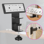 Desk Mount Clamp for Power Strip,Removable,Cable Organizer Edge,Clamp on Strip Holder