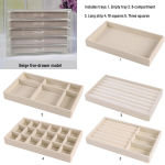 Mitme sektsiooniga ehtekarp k&otilde;rvar&otilde;ngaste ja v&auml;ikeste esemete jaoks - Kodu hoiustamine ja organiseerimine