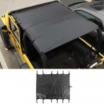 Auto Katuseluuk Kate PU Nahast Pehme P&auml;ikesekaitse 1997-2006 Jeep Wrangler TJ Must