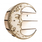 Vintage vitriin, mood, vastupidav stressi leevendav magamistoa seinal rippuv kuukujuline n&otilde;ia altari sisekujundus