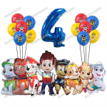 PAW Patrol S&uuml;nnip&auml;evapeo Dekoratsioon Uus Versioon &Otilde;hupallikomplekt &Uuml;hekordsed N&otilde;ud Laste &Uuml;rituste Tarvikud B&auml;nner Taust Kingitus Other