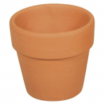Pot en terre cuite 6 cm Hauteur 5,7 cm must