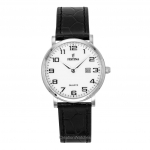 Festina Classic Nahkrihm Valge sihver Kvartskell F16477-1 Naiste kell valge