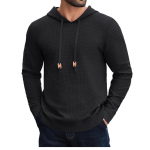 Meeste kapuutsiga pusa vabaaja pikkade varrukatega n&ouml;&ouml;riga kootud kapuutsiga dressipluusid sobivad kapuutsiga pusa pullover XL valge