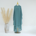 2023 Loriya &Uuml;hev&auml;rviline Kahekihiline Sifonist T&auml;isring Suur Peapael HJ916 One Size