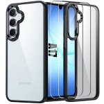 Coque de Protection - BOOLING - Samsung Galaxy A17 4G/5G - Dos Rigide + Bordure TPU - 2 Verre Tremp&eacute;