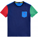 Polo Ralph Lauren V&auml;rviplokk Kootud Taskuga T-s&auml;rk Meeste Topp 710852665-008 XXL