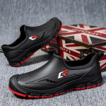 Uued meeste l&uuml;hikese s&auml;&auml;rega vihmasaapad, meeste vabaaja pahkluuni kummist vihmasaapad, k&ouml;&ouml;gijalatsid, &otilde;ues kalastamiseks, libisemiskindlad, kulumiskindlad jalatsid 44