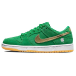 Nike Dunk Low SB St. P&uuml;ha Patricku P&auml;eva Unisex tossud Roheline &Otilde;nnelik-Roheline Metallik-Kuld BQ6817-303 38.5