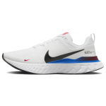 Nike React Infinity Run Flyknit 3 Valge Foto Sinine Punane Meeste Tossud &Uuml;likoolipunane Must FJ3994-100 42