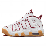 Nike Air More Uptempo GS Valge Team Red Kumm Laste tossud Kumm-Helepruun FJ2846-100 39