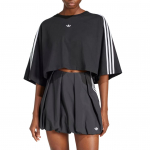 Adidas Originals Adilenium Lahtine Mugav Pehme L&uuml;hikeste Varrukate T-s&auml;rk Naiste topid Must JY8884 M