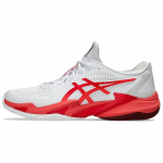 ASICS Court FF 3 Novak Clay Valge Elektripunane Meeste Tennisejalatsid 1041A521-966 36