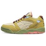 Asics Gel-Fuse kangast s&uuml;nteetilisest nahast mitmek&uuml;lgsed retroh&otilde;ngulised p&otilde;rutust neelavad vastupidavad madala s&auml;&auml;rega elustiili vabaajajalatsid unisex tossud, kollane 1203A588-020 40.5